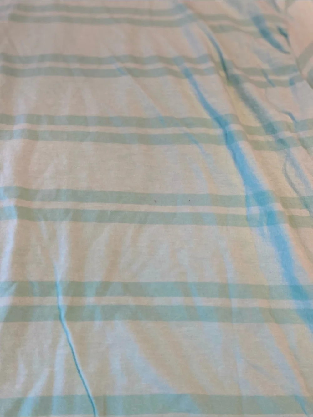 Nautica Boys XL 18-20 Blue Striped V-Neck T-Shirt